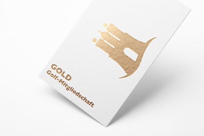 Mitgliedschaftskarte in gold
