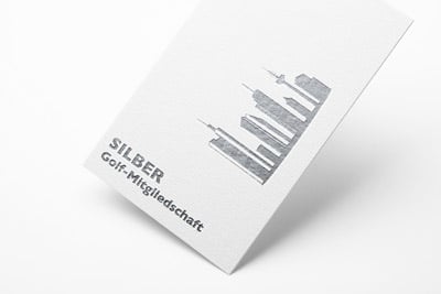 Frankfurt-Golf-Mitgliedschaft-silber Mitgliedschaftskarte in silber