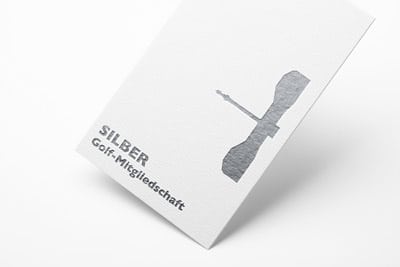 Stuttgart-Golf-Mitgliedschaft-silber Mitgliedschaftskarte in silber